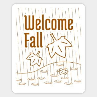 Welcome Fall 4 Sticker